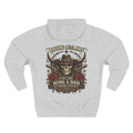 Raising Outlaws Hoodie — "It Ain’t Easy Being a Dad" Skull & Western Dad Pullover