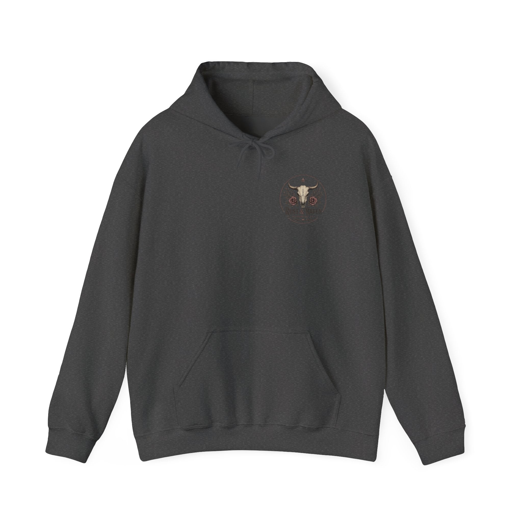 Outlaw Rodeo Hoodie — 'Pray For Me' Cowboy Skull Western Sweatshirt
