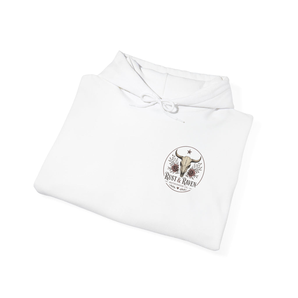 Outlaw Rodeo Hoodie — 'Pray For Me' Cowboy Skull Western Sweatshirt